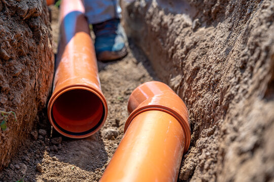 underground pipes and fittings
